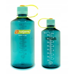 Outlet Bidon Nalgene 1000ml Cerulean Sustain niebieski z szerokim ustnikiem