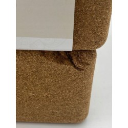 Outlet Zestaw 2 bloków korkowych do jogi fitnessu OVERMONT 22,5 x15x7,5 cm