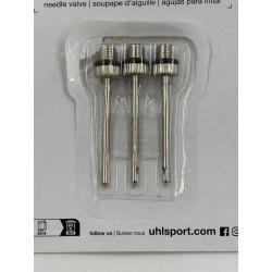 Outlet Uhlsport igły zamienne do pompek 3 sztuki metalowe uniwersalne