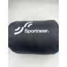 OUTLET ŚPIWÓR KEMPINGOWY WODOODPORNY SPORTNEER 220x75 CM CZARNY 3 PORY ROKU