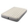 Outlet Materac Dmuchany Welurowy Dwuosobowy Łóżko 203x152x25 Intex 64103