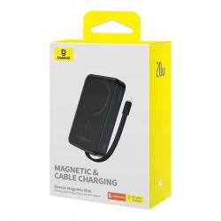 Outlet BASEUS MAGNETYCZNY POWERBANK 10000MAH ŁADOWANIE INDUKCYJNE 20W
