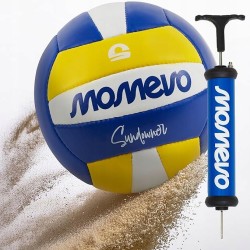 USZKODZONY Momevo Sundowner piłka do siatkówki plażowej z pompką odporna