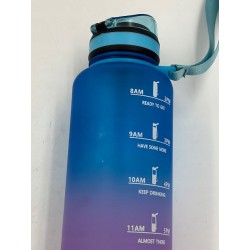 Outlet Bidon Grsta pojemność 1500 ml niebieski wskaźniki czasowe przenośne