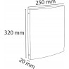 Outlet Exacompta segregator format A4 czerwony 4 pierścienie cienki 51195SE