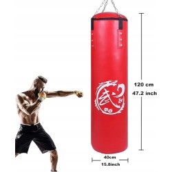 Outlet Worek treningowy Kmljoee Torba bokserska dla dorosłych 120x40cm OPIS