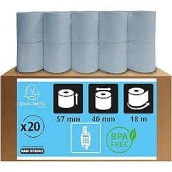 Outlet EXACOMPTA 40951E OPAKOWANIE 20 ROLEK TERMICZNYCH 128212 odporne