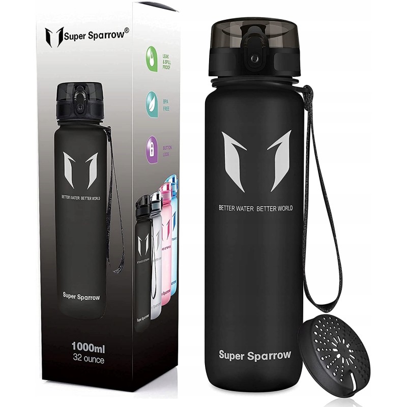 Outlet Super Sparrow Unisex Dorośli Dzieci poj 1000 ml odporne na uderzenia