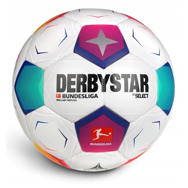 Outlet Piłka nożna Derbystar S-LIGHT rozm 5 materiał PU struktura diamentu