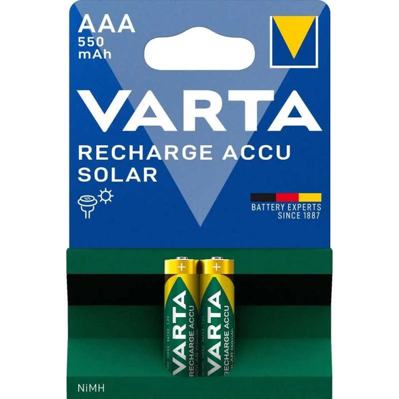 Akumulator niklowo-metalowo-wodorkowy (NiMH) Varta AAA (R3) 550 mAh 2 szt.