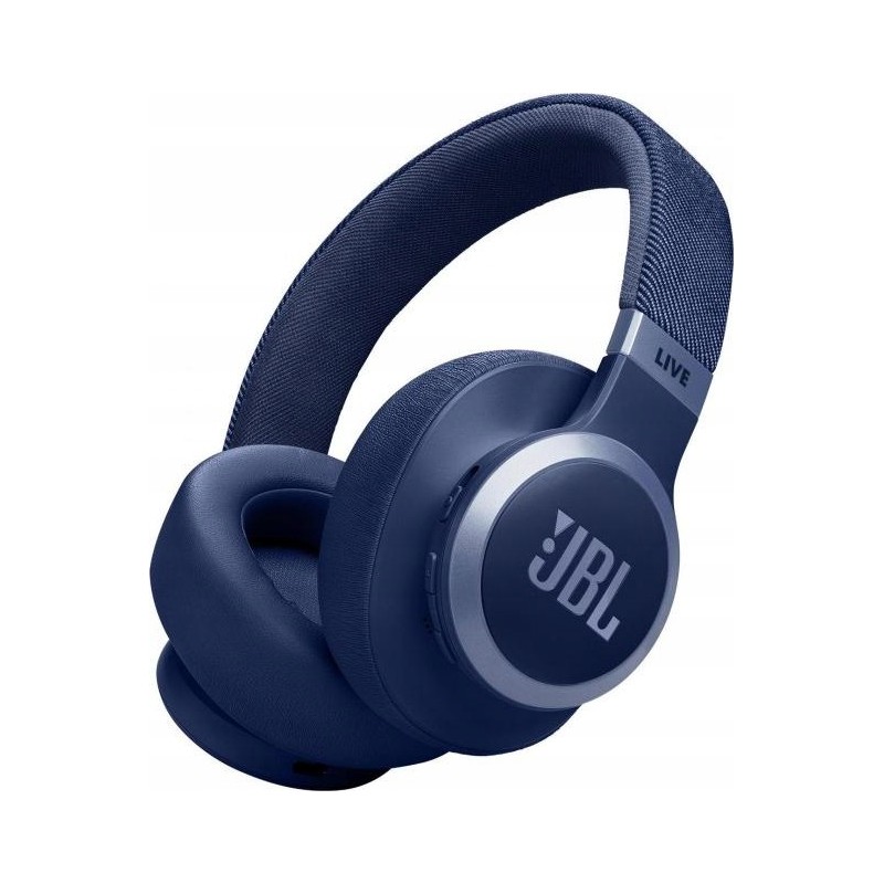Outlet Słuchawki bezprzewodowe nauszne JBL Live 770NC ANC niebieskie OPIS