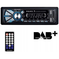 Outlet Radio samochodowe New Majestic DAB-442 Bluetooth 1-DIN USB karta SD