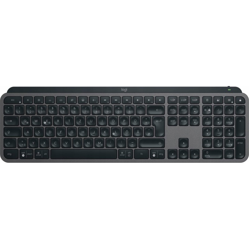 Outlet Klawiatura Logitech MX Keys S Bezprzewodowa Grafitowa QWERTZ DE OPIS
