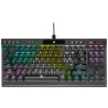 Outlet Klawiatura mechaniczna k70 rgb gamingowa 8000 Hz silver switch OPIS