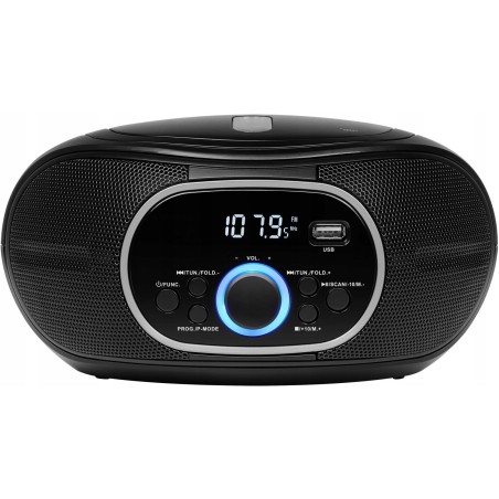 USZKODZONY Radio sieciowo-bateryjne FM Medion E65711 wyświetlacz LCD
