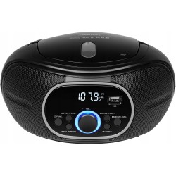 USZKODZONY Radio sieciowo-bateryjne FM Medion E65711 wyświetlacz LCD