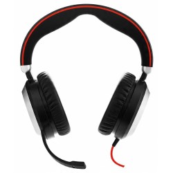 Outlet Słuchawki przewodowe nauszne Jabra Evolve 80 długość przewodu 1.2 m