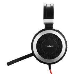 Outlet Słuchawki przewodowe nauszne Jabra Evolve 80 długość przewodu 1.2 m