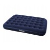 Outlet Materac dwuosobowy Bestway 191 x 137 x 22 cm niebieski welurowy