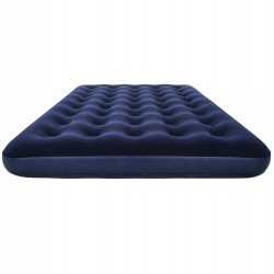 Outlet Materac dwuosobowy Bestway 191 x 137 x 22 cm niebieski welurowy