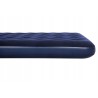 Outlet Materac dwuosobowy Bestway 191 x 137 x 22 cm niebieski welurowy