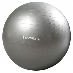 Outlet Sveltus Piłka gimnastyczna 65 cm szara do treningu pilatesu OPIS