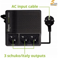 Outlet Stabilizator Tecnoware Powerreg 1000VA jednofazowy wysoka wydajność