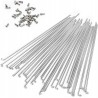 LUXU 36 szt szprych rowerowych typu J-Bend 14G ze stali nierdzewnej 205 mm