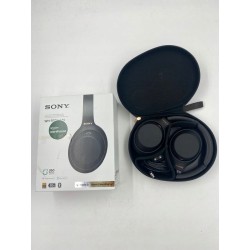 Outlet Słuchawki bezprzewodowe nauszne Sony WH-1000XM4 czarne ANC OPIS