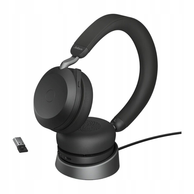 Outlet Słuchawki bezprzewodowe nauszne Jabra Evolve2 75 Link380a UC OPIS
