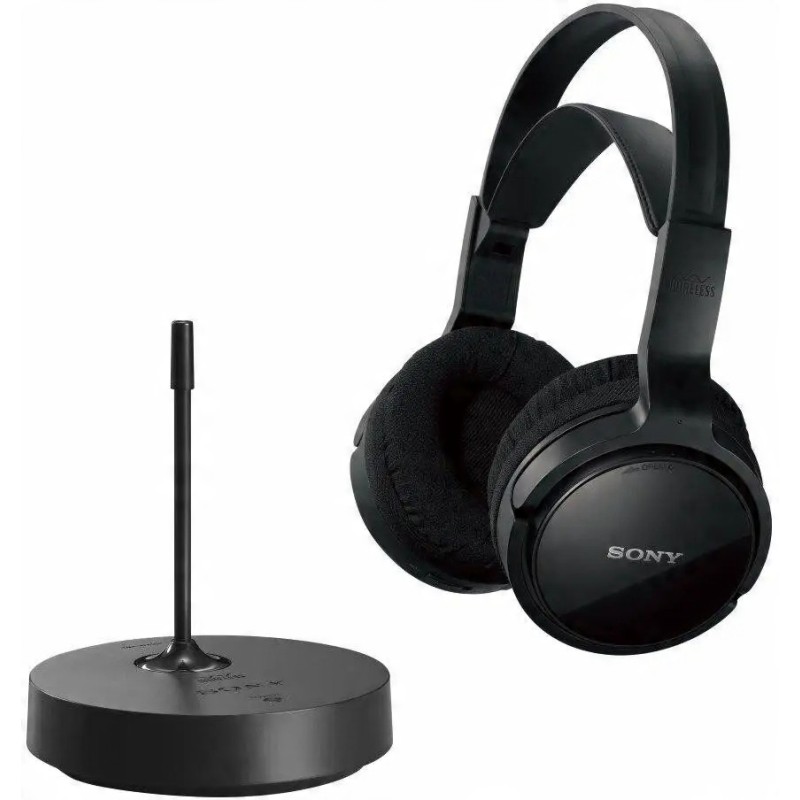 USZKODZONY Słuchawki bezprzewodowe nauszne radiowe Sony MDR-RF811RK OPIS