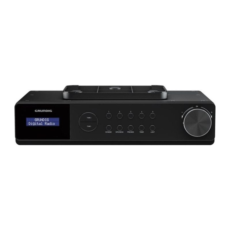 Outlet Radio sieciowe DAB+ FM Grundig DKR 1000 BT podwieszane czarne ekran