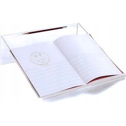 Outlet stojak podstawka na książkę z Plexi pochylenie 20stopni 33x35x12cm