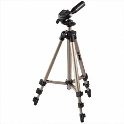 OUTLET LEKKI STATYW HAMA STAR 05 TRIPOD Z GŁOWICĄ 3-KIERUNKOWĄ 1/4 106CM
