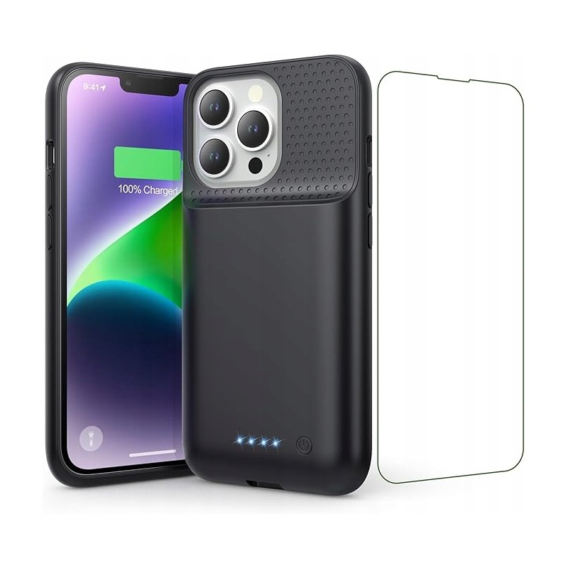 Ekrist Etui na baterię do iPhone 13/13 Pro/14, 7500 mAh Smart Battery Case