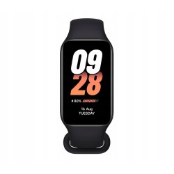 Outlet Smartband zegarek Xiaomi MiBand8 Active czarny wodoszczelny sportowy