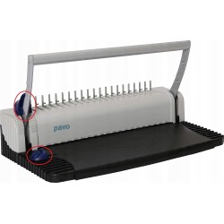 Outlet Bindownica ręczna Pavo 6789 42,5 x 26,3 x 13,8 cm czarna OPIS