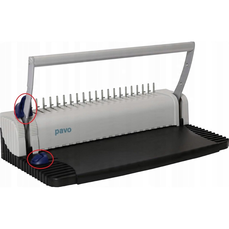 Outlet Bindownica ręczna Pavo 6789 42,5 x 26,3 x 13,8 cm czarna OPIS Outlet Bindownica ręczna Pavo 6789 42,5 x 26,3 x 13,8 cm czarna OPIS