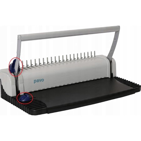 Outlet Bindownica ręczna Pavo 6789 42,5 x 26,3 x 13,8 cm czarna OPIS