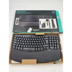 Logitech Wave Keys Bezprzewodowa klawiatura z podpórką pod nadgarstki