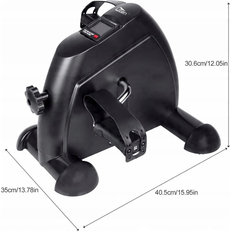 Outlet Rower treningowy mechaniczny poziomy Uten X1460-B czarny OPIS