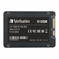Outlet Dysk SSD Verbatim VI550 S3 SSD 512GB 2.5" SATA III 512GB 2,5" SATA