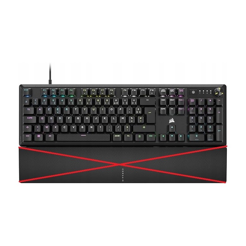 OUTLET MECHANICZNA KLAWIATURA DO GIER CORSAIR K70 CORE RGB AZERTY OPIS