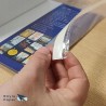 Outlet Zestaw 5szt Transparentne okładki książkowe Raylu Paper OPIS 21.6x39
