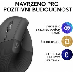 Outlet Myszka bezprzewodowa Logitech Lift Left sensor optyczny