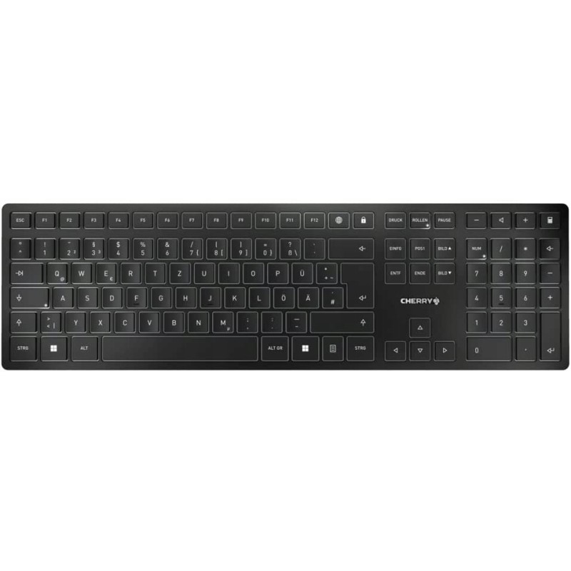 Outlet CHERRY KLAWIATURA BEZPRZEWODOWA membranowa układ klawiatury QWERTZ