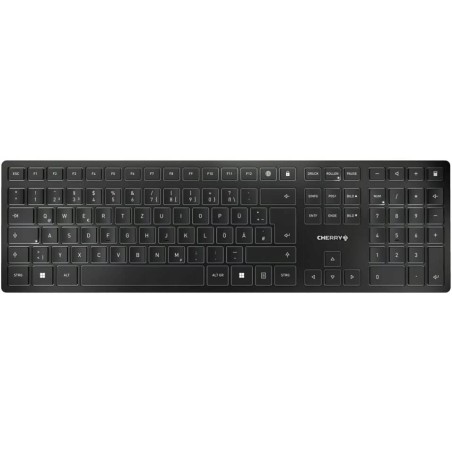Outlet CHERRY KLAWIATURA BEZPRZEWODOWA membranowa układ klawiatury QWERTZ