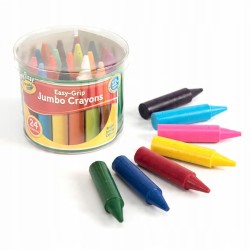 Outlet Grube Kredki świecowe Crayola 23 sztuki dla dzieci do rysowania OPIS