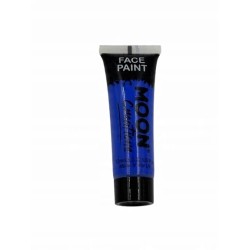Moon Creations Tubka farby do twarzy i ciała Dark Blue trwała formuła