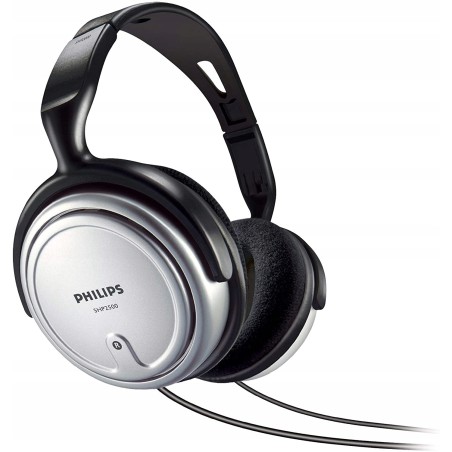 Outlet 19094i1 Philips Przewodowe słuchawki do TV SHP2500/10 czarne OPIS